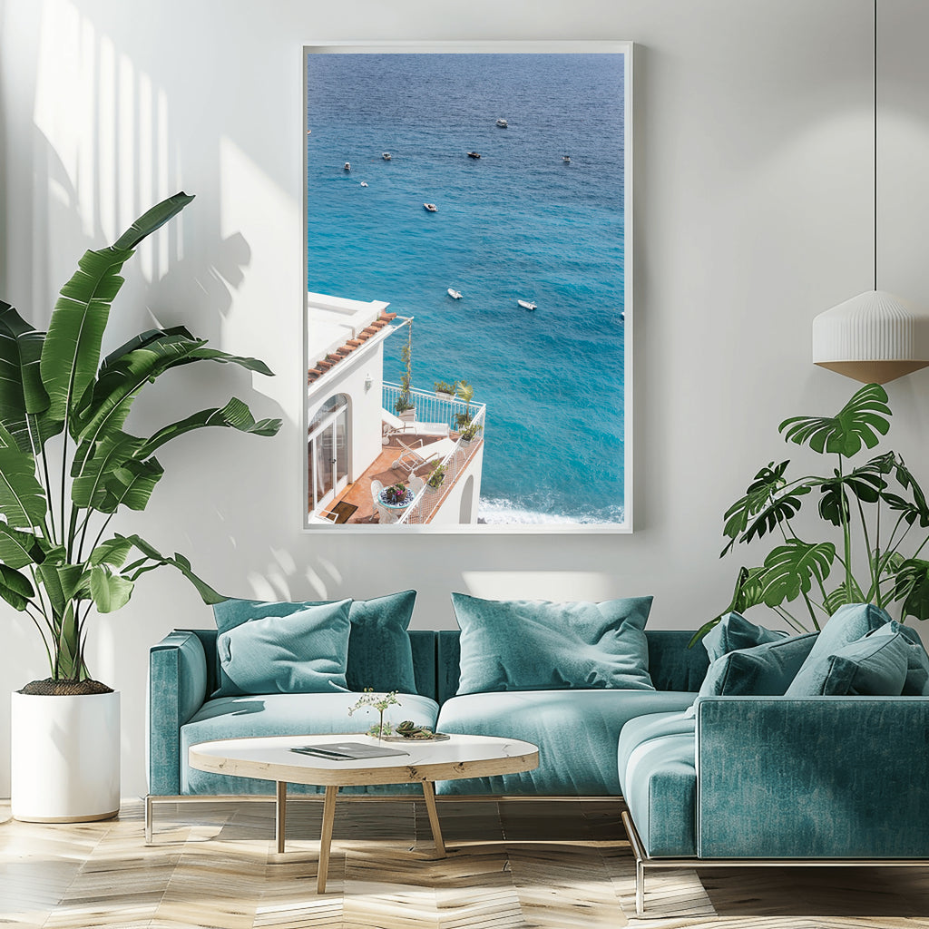 Positano fine art print, photography prints Europe, Australian small business, print store