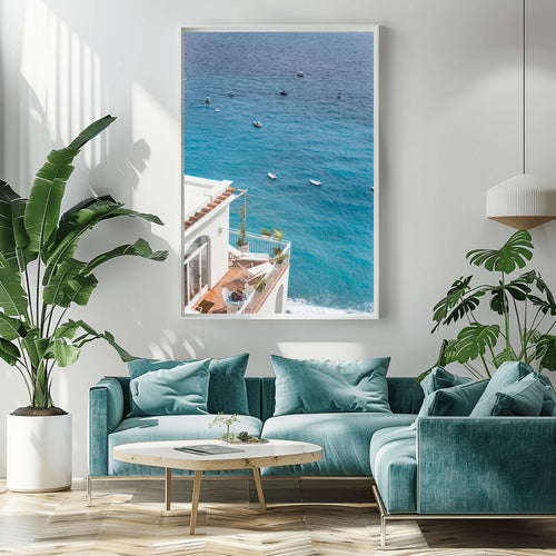 Positano fine art print, photography prints Europe, Australian small business, print store