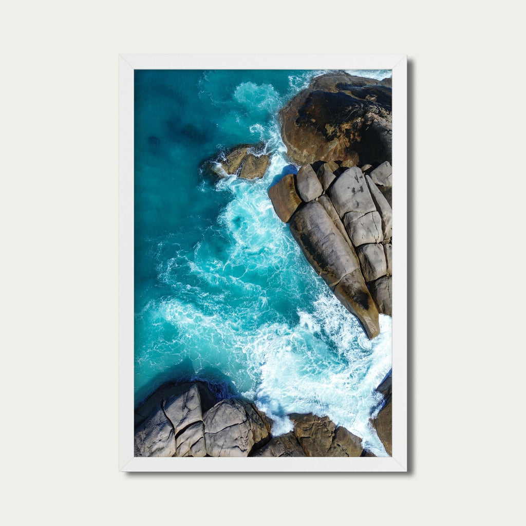 Esperance seaside aerial view travel photography print wall art