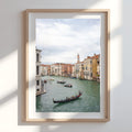 Venice waterways and historic buildings custom travel photography wall art